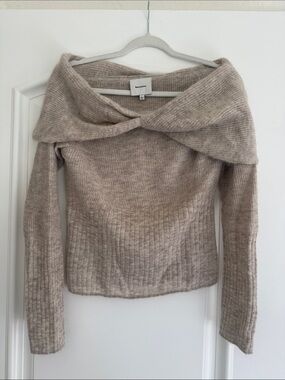 Reformation Florie Twist Front Sweater